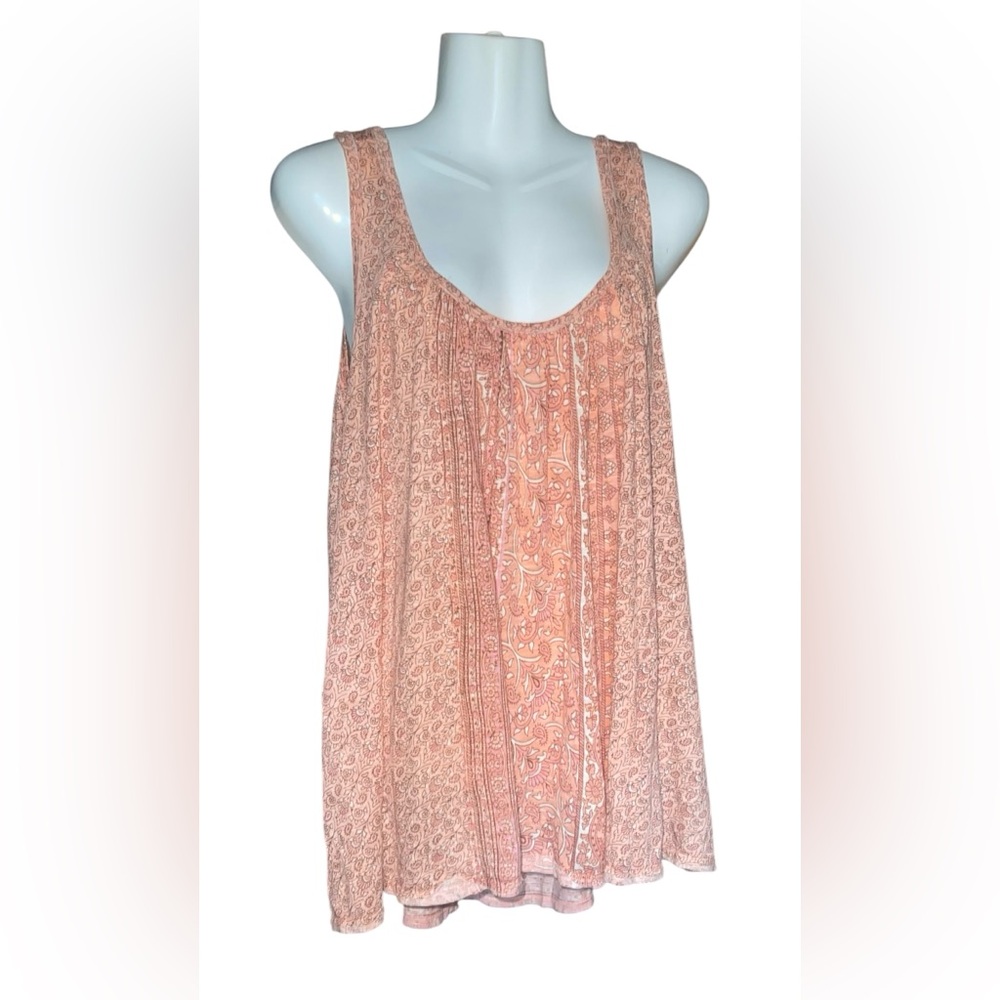 Free People Women‘tunic 

Orange Floral... Flowy Pink Sleeveless Dress - Picture 4 of 8